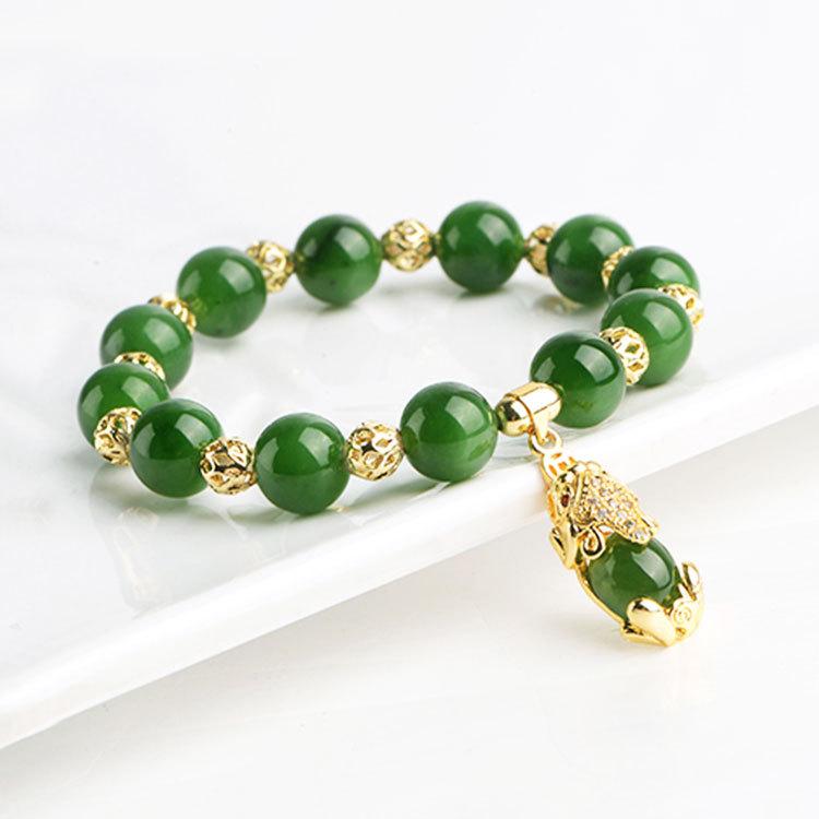 Hotan Jade Biyu Bixiu Handstring Натуральный нефритовый браслет Bixiu Lady Bixiu Handstring Песчаное золото Нефритовый браслет Bixiu
Hotan Jade Biyu Bixiu Handstring Натуральный нефритовый браслет Bixiu Lady Bixiu Handstring Песчаное золото Нефритовый браслет Bixiu