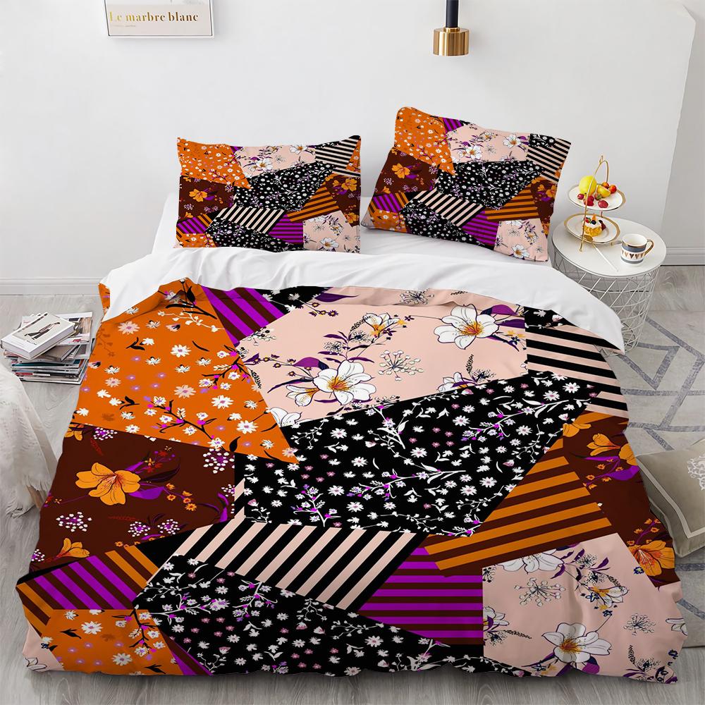 Boho Floral Bedspread Patchwork Coverlet Set Reversible Soft Bedding Farmhouse Garden Bed Quilt Sets for All Season Women Men 135x200cm
Boho Floral Bedspread Patchwork Coverlet Set Reversible Soft Bedding Farmhouse Garden Bed Quilt Sets for All Season Women Men 135x200cm