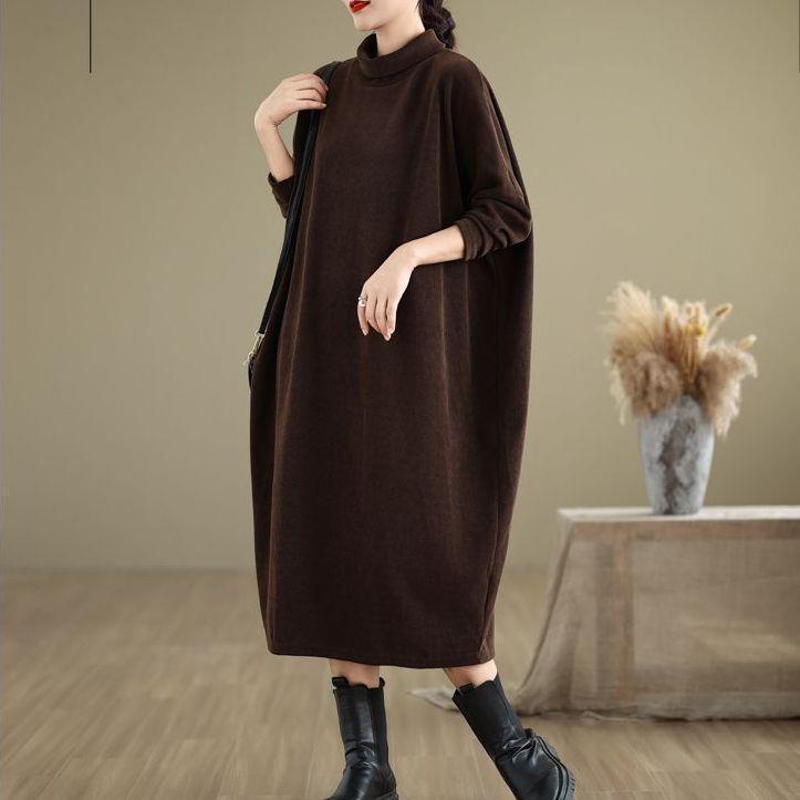 Plus Size Women s Spring/Autumn High Neck Casual Sweatshirt Dress – Slimming, Fashionable, Long Sleeve Design One Size (100-200 jin)
Plus Size Women s Spring/Autumn High Neck Casual Sweatshirt Dress – Slimming, Fashionable, Long Sleeve Design One Size (100-200 jin)