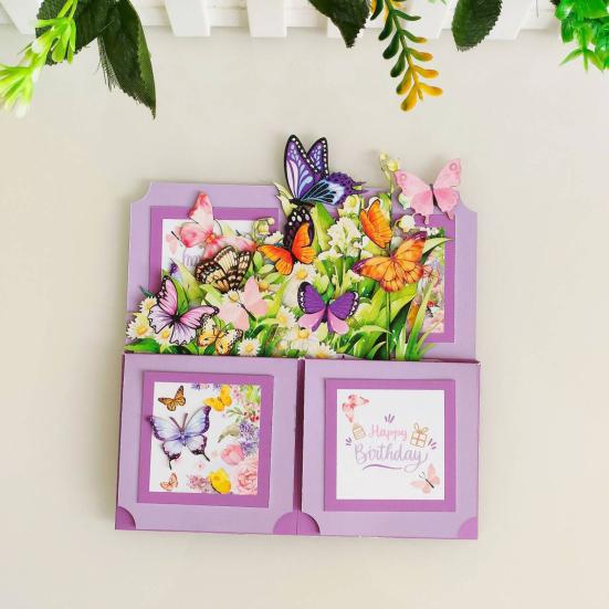 Yousheng Butterfly Pop Up Card Handcrafted 3D Paper Flower Bouquet Pop-up Greeting Card for Birthday Anniversary Mother s Day фиолетовый
Yousheng Butterfly Pop Up Card Handcrafted 3D Paper Flower Bouquet Pop-up Greeting Card for Birthday Anniversary Mother s Day фиолетовый