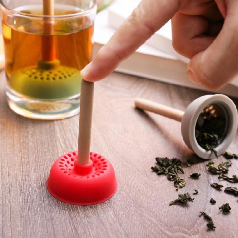 3PCS with Wood Handle Tea Leaf Filter Toilet Pump Shape Tea Strainer Creative Tea Maker Home сірий
3PCS with Wood Handle Tea Leaf Filter Toilet Pump Shape Tea Strainer Creative Tea Maker Home сірий