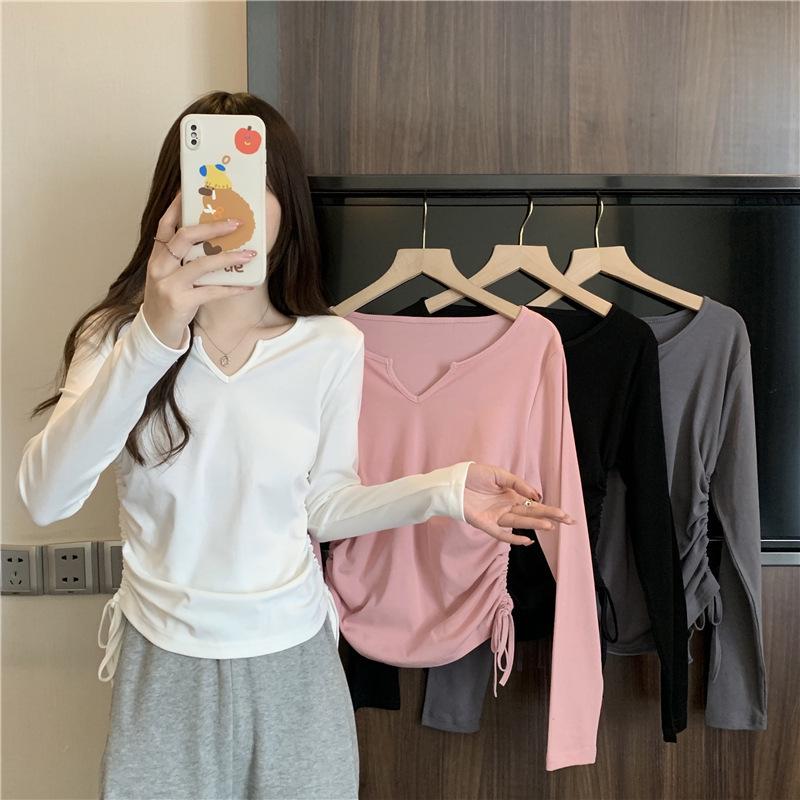 2024 Slim Fit V-Neck Long Sleeve Yoga Top - Korean Style, Autumn/Winter Design Medium белый
2024 Slim Fit V-Neck Long Sleeve Yoga Top - Korean Style, Autumn/Winter Design Medium белый