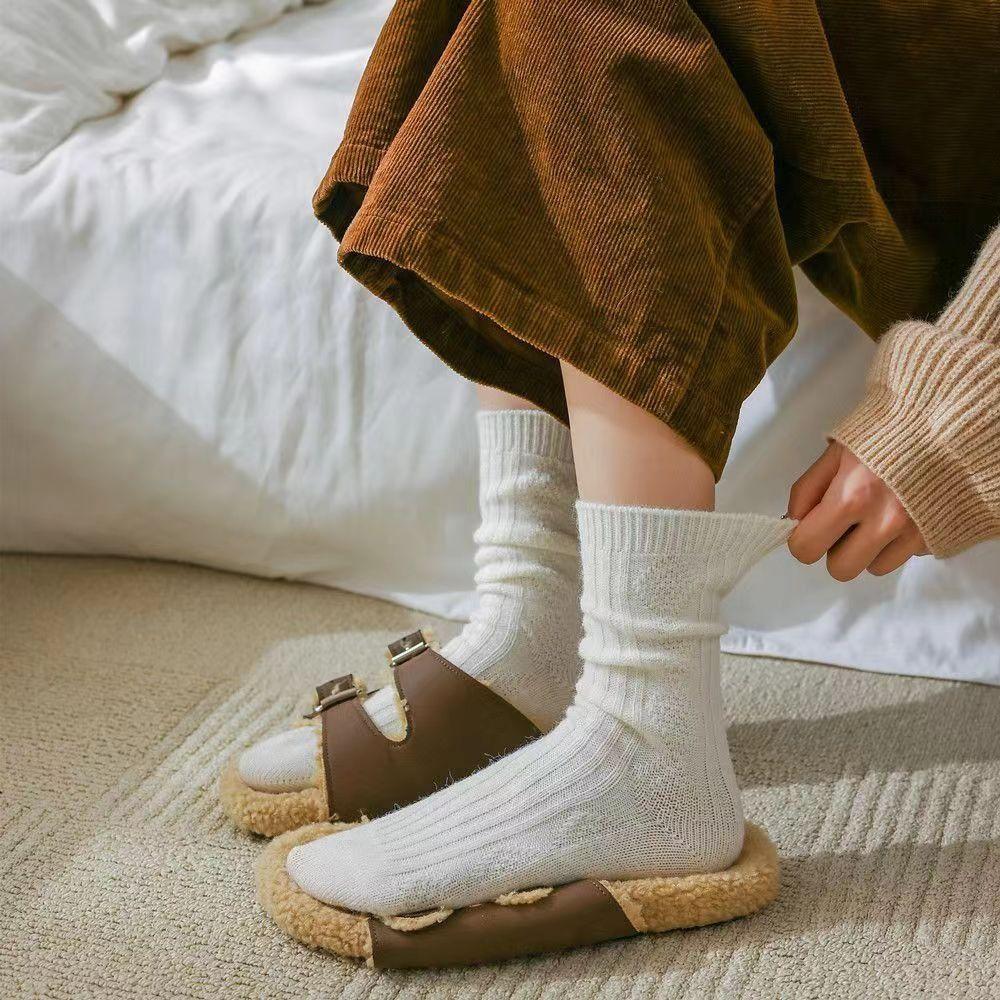 3Pairs Soft Wool Lattice Socks Winter Sleeping Socks Women Cute Thicken Warm Socks Girls хаки/чёрный
3Pairs Soft Wool Lattice Socks Winter Sleeping Socks Women Cute Thicken Warm Socks Girls хаки/чёрный
