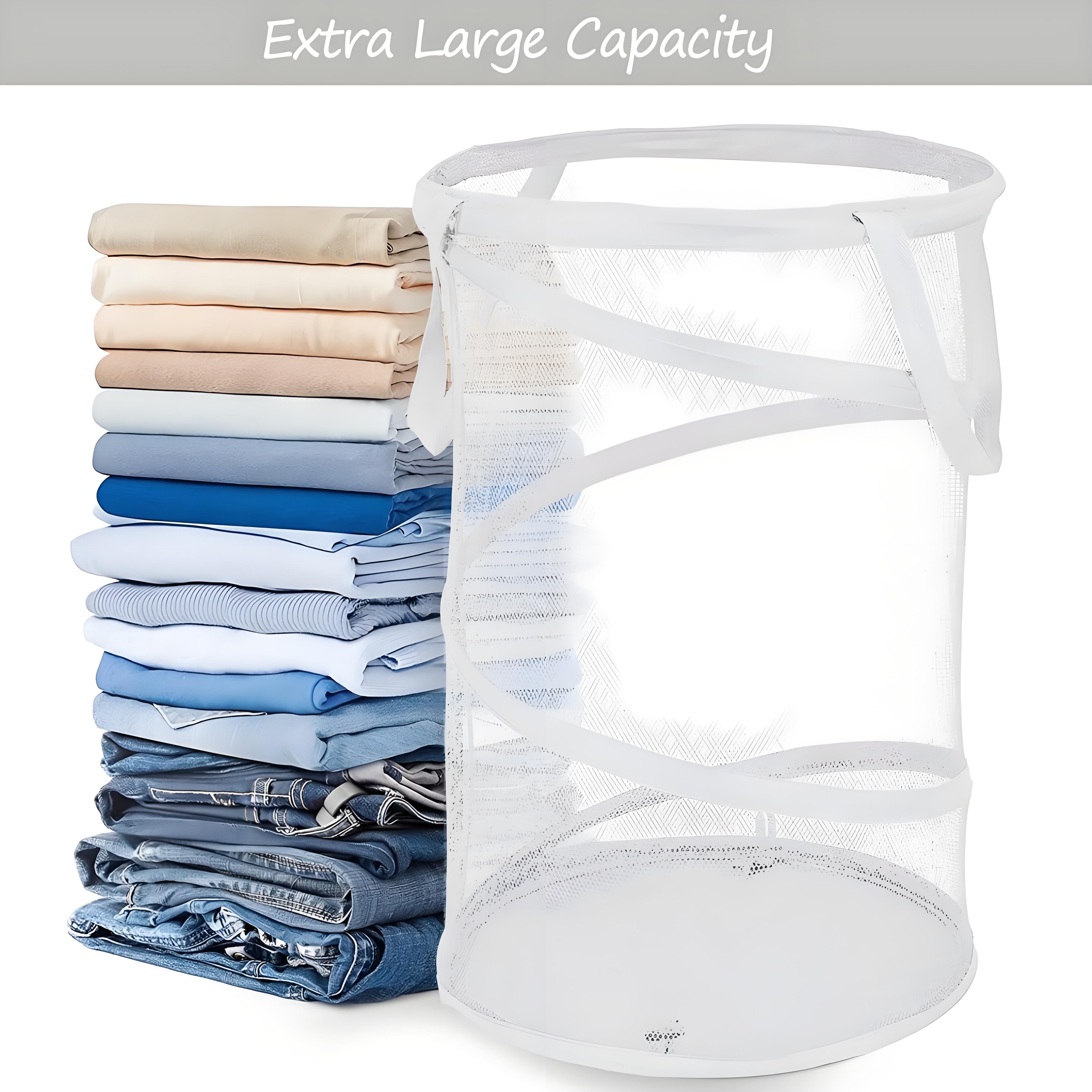 Large Foldable Mesh Laundry Basket with Handles Pop up Hamper for Laundry Room Bathroom Kids Room College Dorm белый
Large Foldable Mesh Laundry Basket with Handles Pop up Hamper for Laundry Room Bathroom Kids Room College Dorm белый