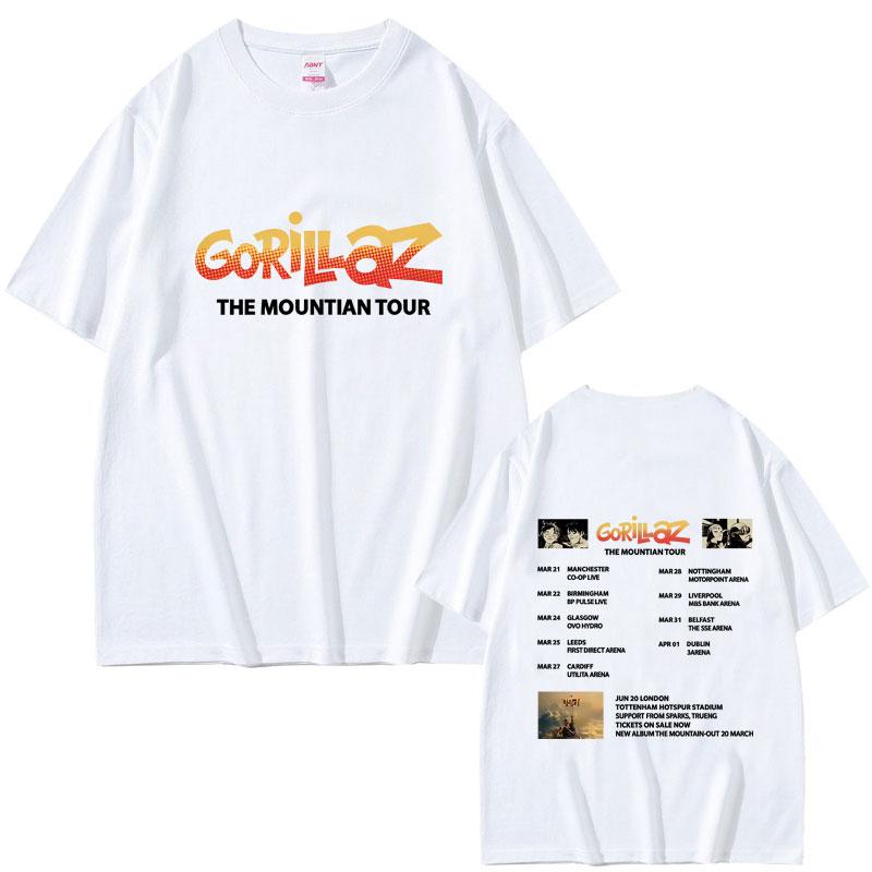 Rock Band Gorillaz The Mountain Tour Merch Tshirt Men Women Clothing Retro Casual Oversized T Shirts Fashion Tshirt S
Rock Band Gorillaz The Mountain Tour Merch Tshirt Men Women Clothing Retro Casual Oversized T Shirts Fashion Tshirt S