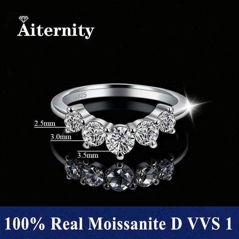 Fashion V Shape D VVS1 Moissanite Row Rings for Woman 925 Silver Jewelry Gift Woman s Moissanite Diamond Ring 5&With Box
Fashion V Shape D VVS1 Moissanite Row Rings for Woman 925 Silver Jewelry Gift Woman s Moissanite Diamond Ring 5&With Box