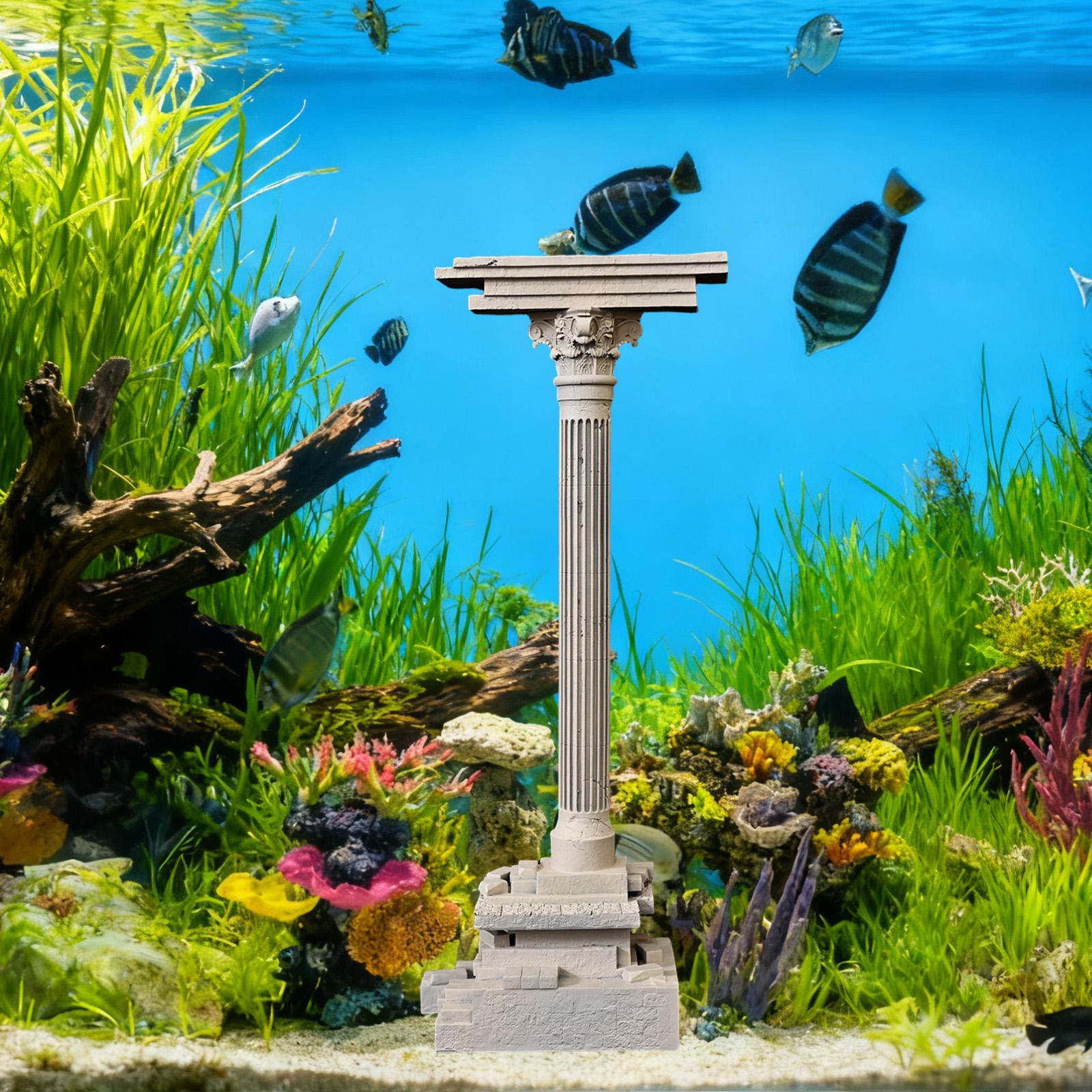 Small Aquarium Hideout Rocks Resin Roman Column Ornament for Fish Tank Decoration Underwater Scene
Small Aquarium Hideout Rocks Resin Roman Column Ornament for Fish Tank Decoration Underwater Scene