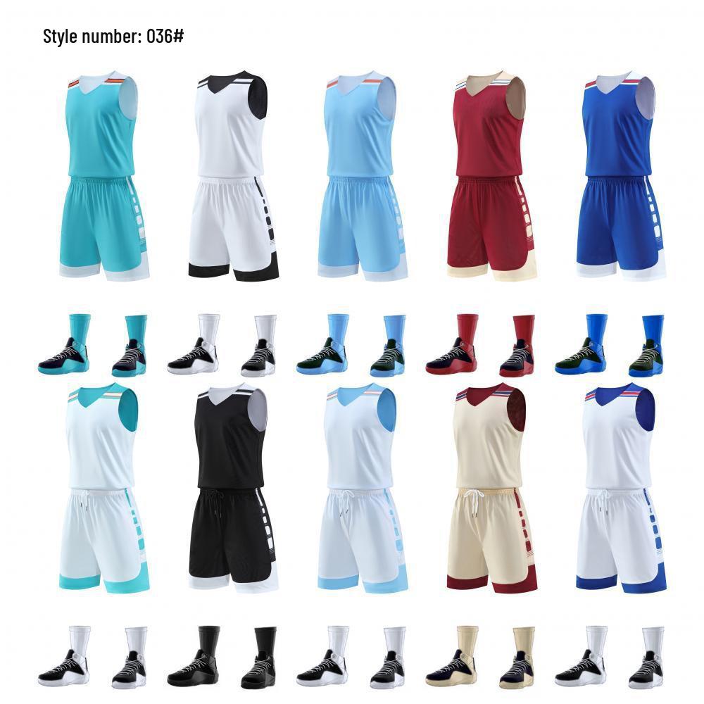 American Style Double-Sided Quick-Drying Breathable Basketball Uniform for Adults & Children - School & Group Activities. XXL
American Style Double-Sided Quick-Drying Breathable Basketball Uniform for Adults & Children - School & Group Activities. XXL