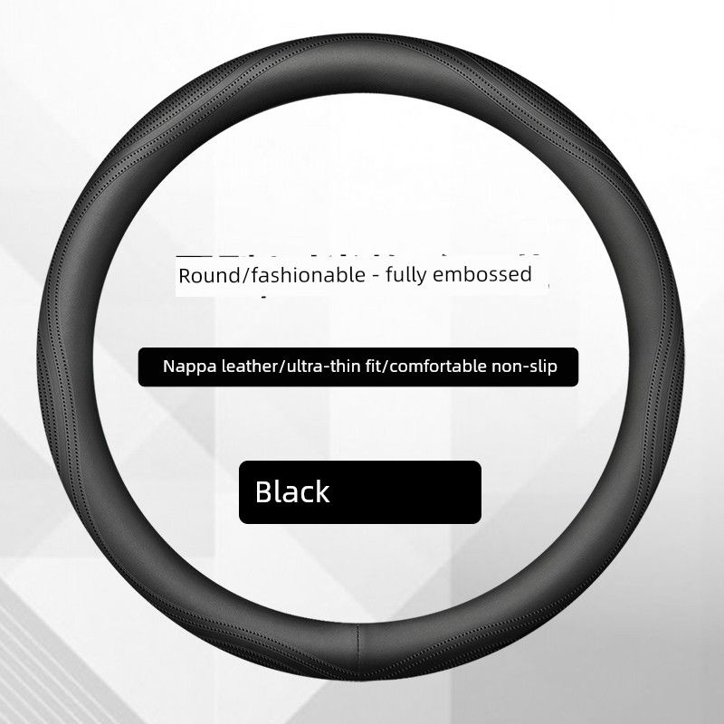 Car Steering Wheel Cover, Car Handle Cover for Civic, Accord, Xrv, Vezel, Fit, Crown, Crv, Lingshi, Inspire (Round) Fully Embossed - Black
Car Steering Wheel Cover, Car Handle Cover for Civic, Accord, Xrv, Vezel, Fit, Crown, Crv, Lingshi, Inspire (Round) Fully Embossed - Black