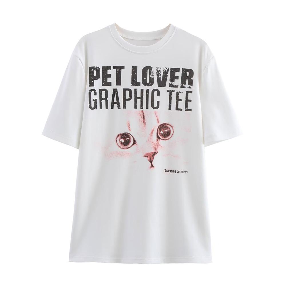 Spring 2025 Women s Animal Print Casual Loose Round Neck Short-Sleeve T-Shirt Medium белый
Spring 2025 Women s Animal Print Casual Loose Round Neck Short-Sleeve T-Shirt Medium белый