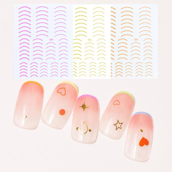 12Pcs/Set Nail Line Sticker French Style Back Glue Ultra Thin Rose Gold Striping
12Pcs/Set Nail Line Sticker French Style Back Glue Ultra Thin Rose Gold Striping