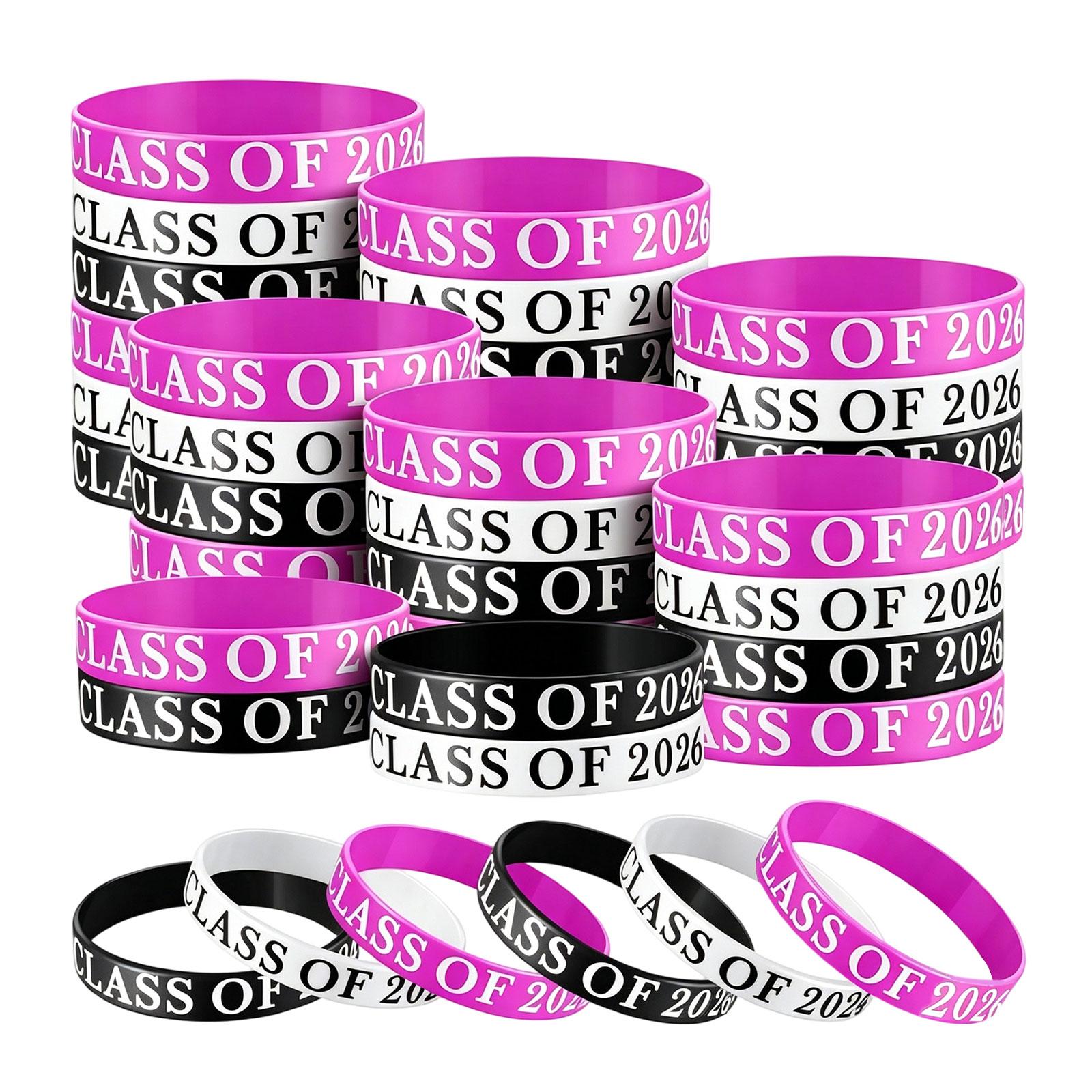 2026 Graduation Party & Campus Silicone Wristbands (Random Color ) One Size
2026 Graduation Party & Campus Silicone Wristbands (Random Color ) One Size