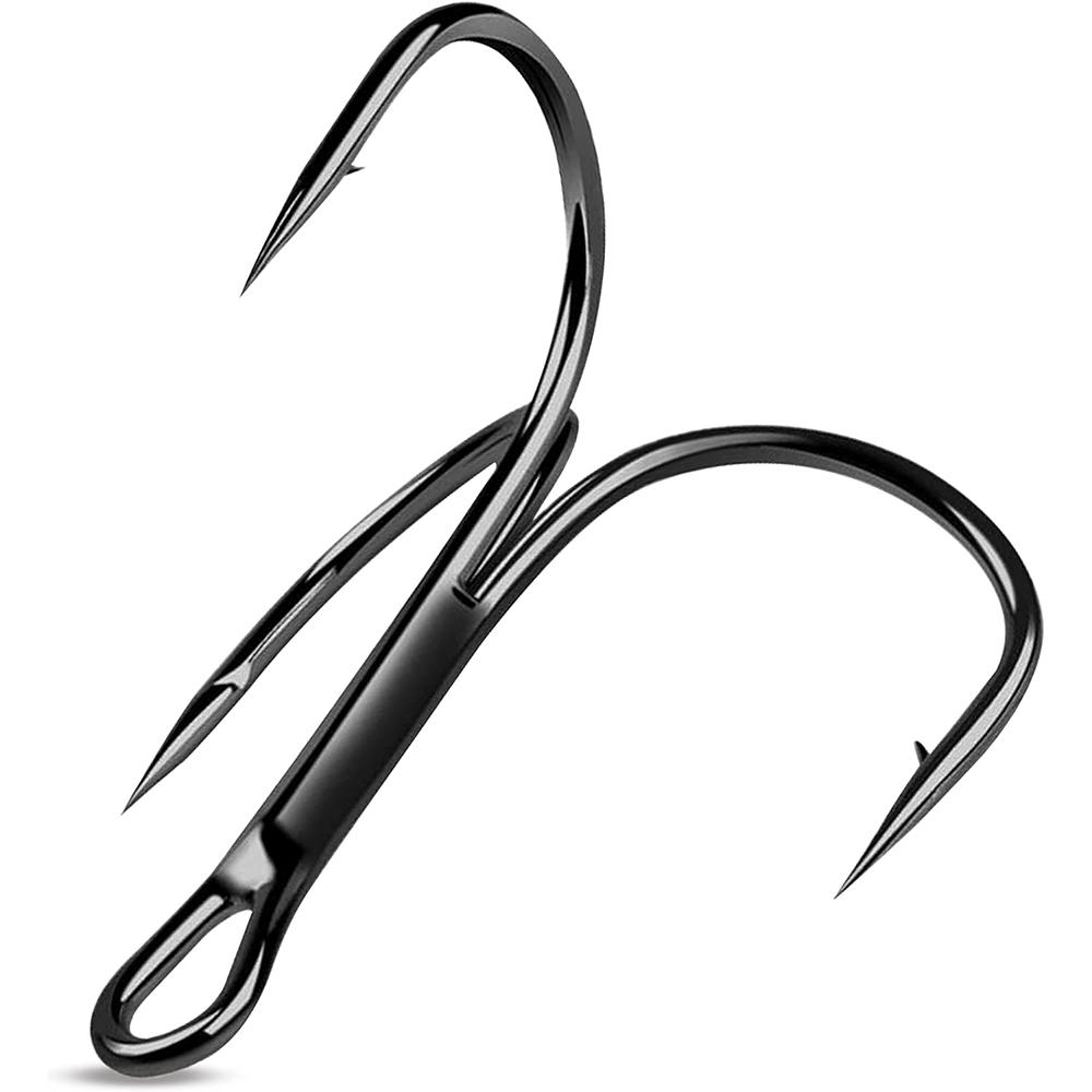 50Pcs Fishing Treble Hooks Sharp Round Bend Barbed Treble Hook High Carbon Steel Triple Hook for Bass Trout Saltwater Freshwater 10
50Pcs Fishing Treble Hooks Sharp Round Bend Barbed Treble Hook High Carbon Steel Triple Hook for Bass Trout Saltwater Freshwater 10