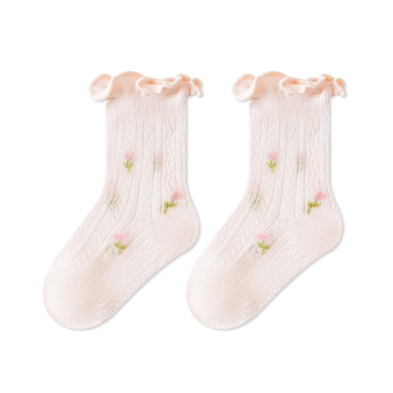 Kids Summer Cotton Socks Toddler Girls Ruffle Cute Floral Pattern Short Socks for Baby Mesh Thin Sock S
Kids Summer Cotton Socks Toddler Girls Ruffle Cute Floral Pattern Short Socks for Baby Mesh Thin Sock S