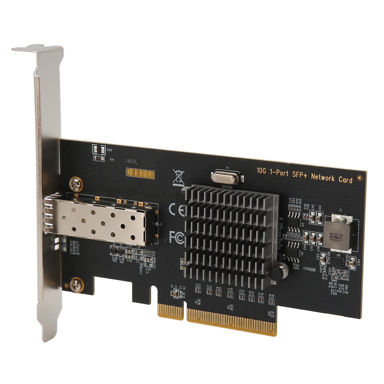 Мережева карта 10Gb PCIE NIC Одинарний порт SFP+ з контролером Intel 82599EN PCI Express Ethernet
Мережева карта 10Gb PCIE NIC Одинарний порт SFP+ з контролером Intel 82599EN PCI Express Ethernet
