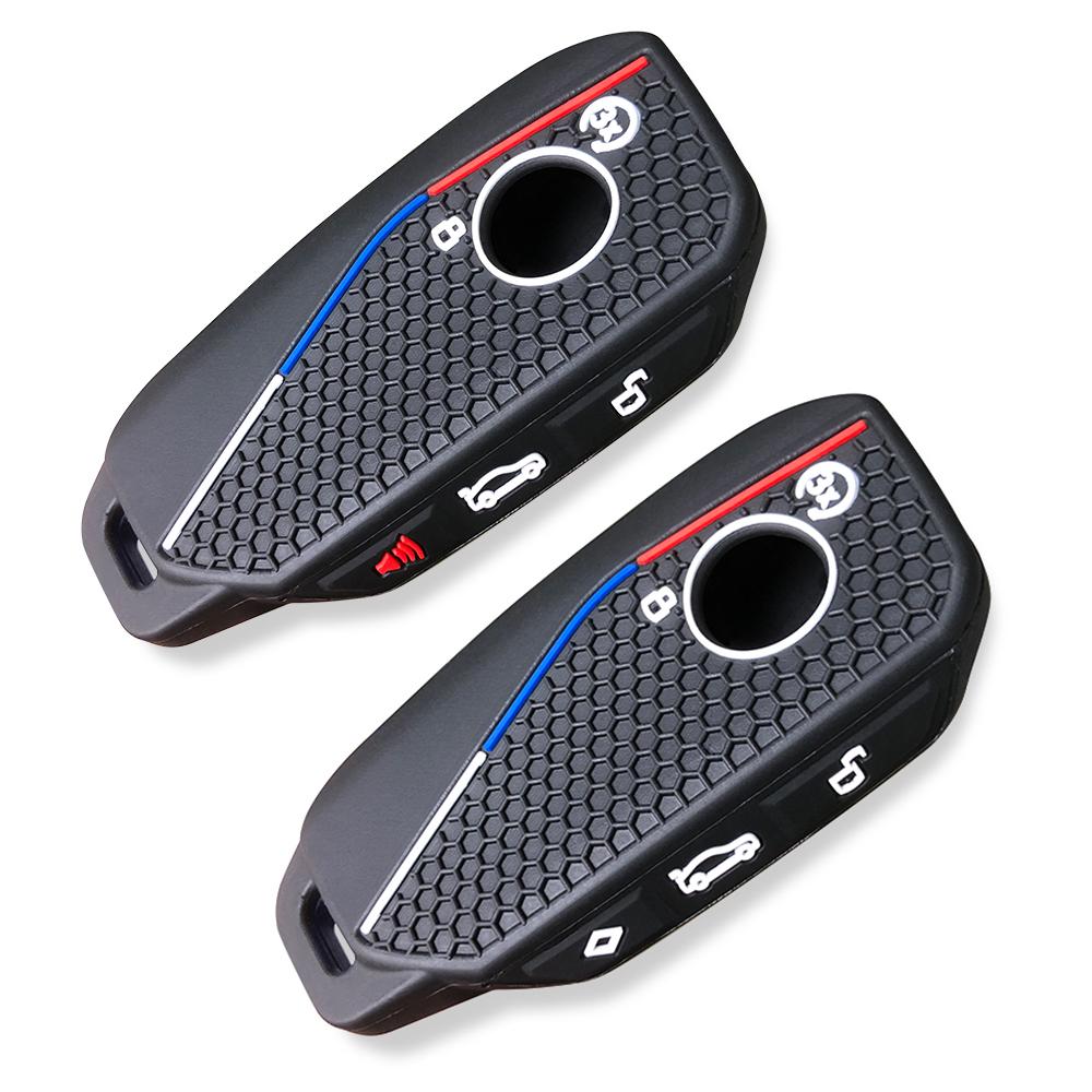 Silicone Car Key Case Caps Key Cover Holder For BMW U11 X1 U06 G81 M3 X5 G05 LCI Ix X7 I7 XM Series 5 530Li Series 7 740Li IX40
Silicone Car Key Case Caps Key Cover Holder For BMW U11 X1 U06 G81 M3 X5 G05 LCI Ix X7 I7 XM Series 5 530Li Series 7 740Li IX40