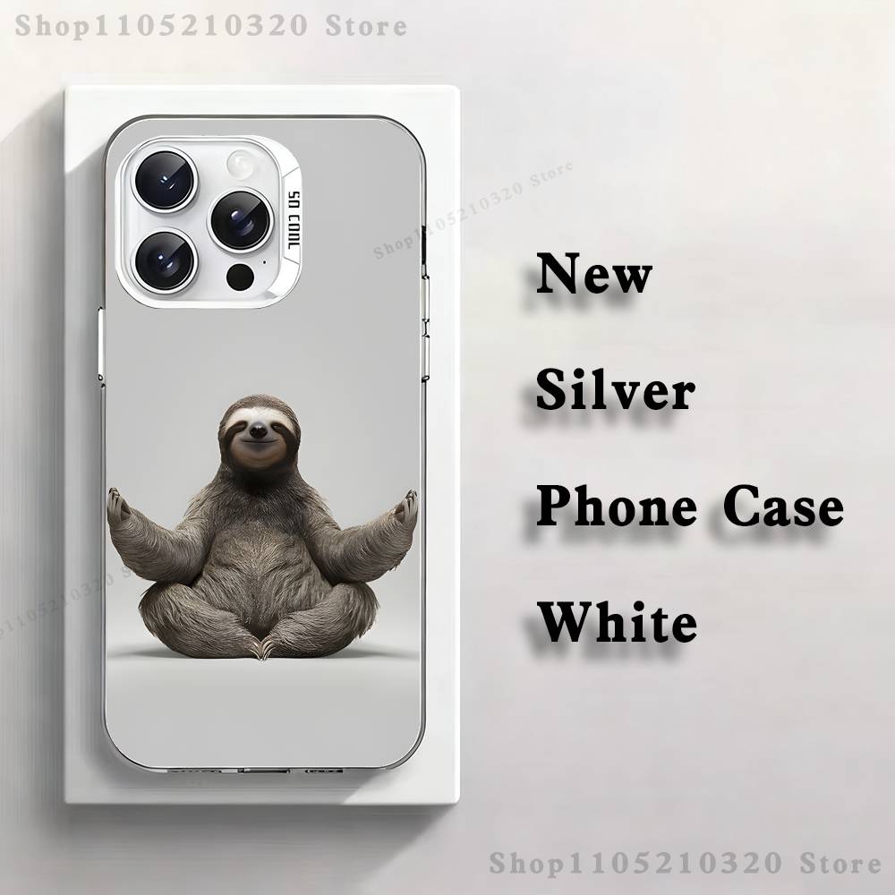 Animal Cute Sloth Phone Case For iPhone 17,16,15,14,13,12,11,Pro,XS,Max,Plus,Mini,SE4,E white Matte Shockproof Cover iPhone11
Animal Cute Sloth Phone Case For iPhone 17,16,15,14,13,12,11,Pro,XS,Max,Plus,Mini,SE4,E white Matte Shockproof Cover iPhone11