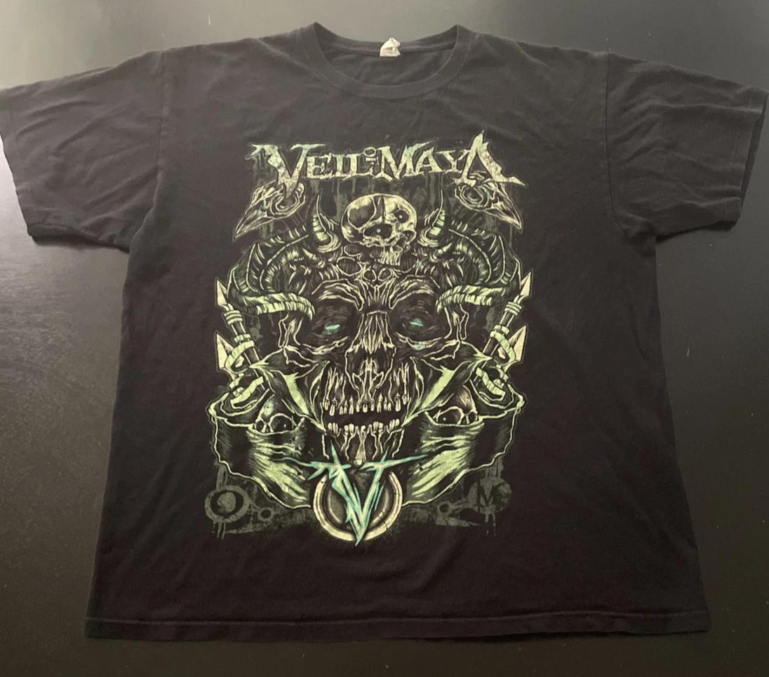 Vintage Veil of Maya Metalcore Band T-Shirt, Black, Size: XL (Blue Anvil Tag) 2XL
Vintage Veil of Maya Metalcore Band T-Shirt, Black, Size: XL (Blue Anvil Tag) 2XL
