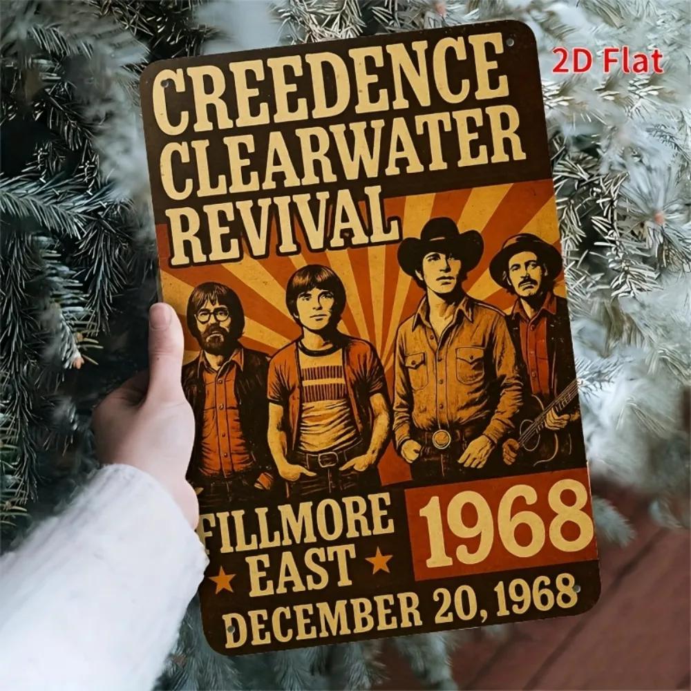 CCRRetroRockSign 1 шт. 2D Жестяная табличка - Тема рок-группы Creedence Clearwater Revival, Винтажный металлический настенный декор для дома/бара 20x30cm(7.8x11.8inch)
CCRRetroRockSign 1 шт. 2D Жестяная табличка - Тема рок-группы Creedence Clearwater Revival, Винтажный металлический настенный декор для дома/бара 20x30cm(7.8x11.8inch)