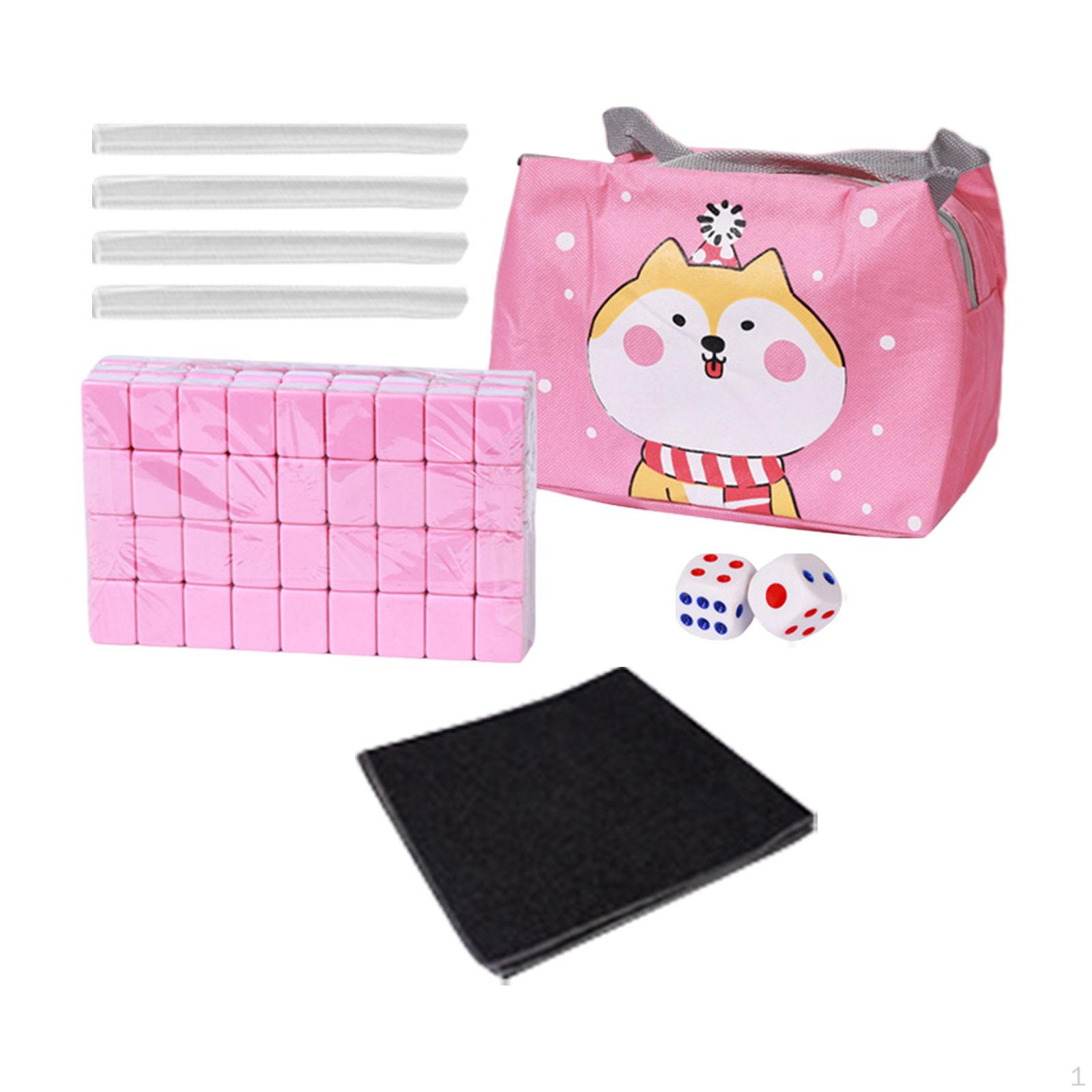 Компактний набір маджонг із дорожнім футляром - традиційна гра на плитку для подорожей
Компактний набір маджонг із дорожнім футляром - традиційна гра на плитку для подорожей