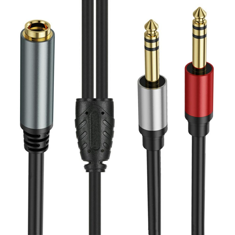 5m 6.35mm Female Jack to 2x 1/4 Inch Male Plug Stereo Audio Adapter Speaker Y Splitter Cable As Shown A
5m 6.35mm Female Jack to 2x 1/4 Inch Male Plug Stereo Audio Adapter Speaker Y Splitter Cable As Shown A