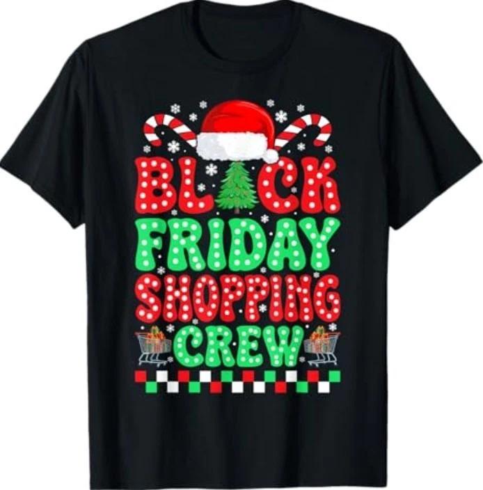 Black Christmas Friday Shopping Crew Family Matching Xmas T-Shirt XL
Black Christmas Friday Shopping Crew Family Matching Xmas T-Shirt XL