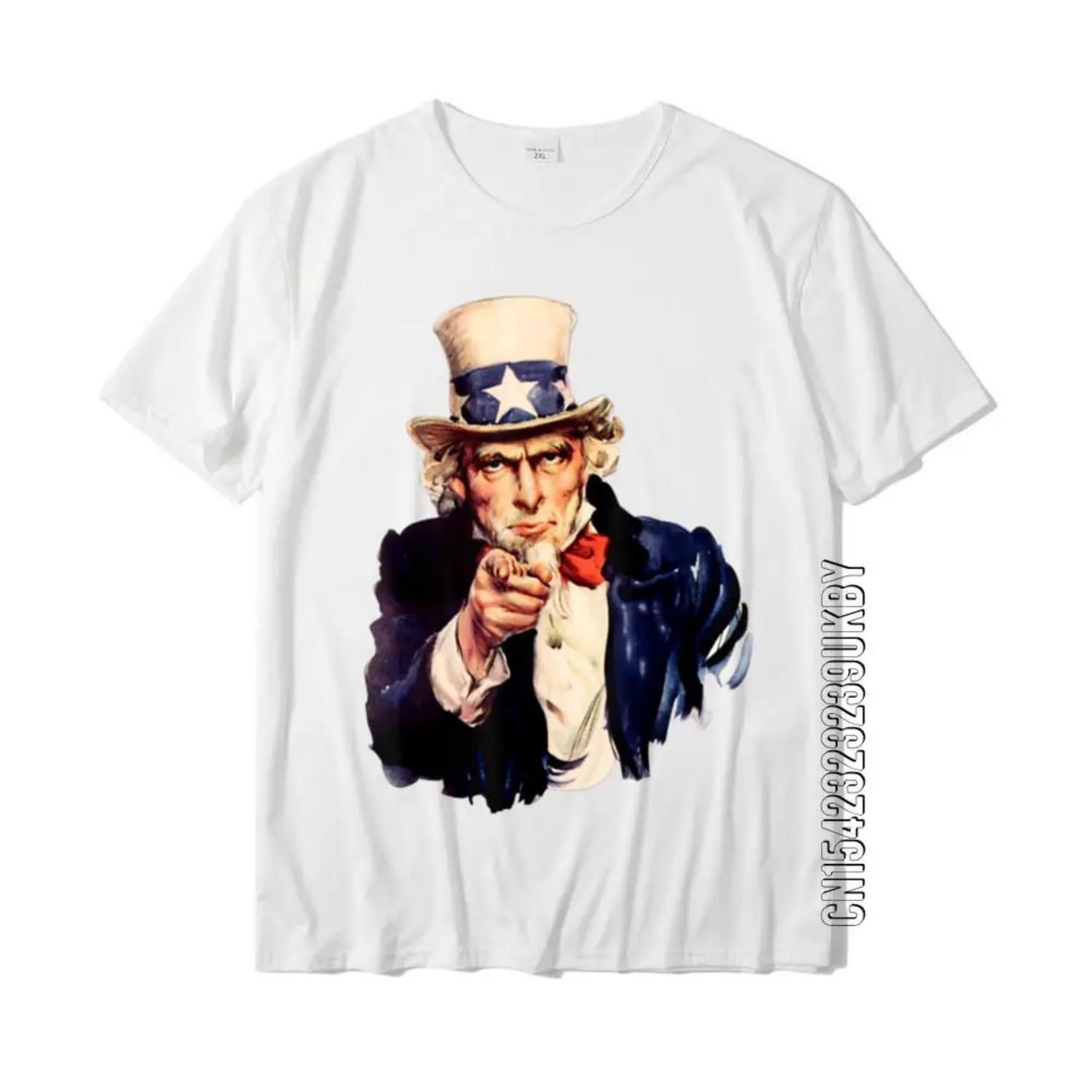 I Want You Uncle Sam FUN T-Shirt Family Tops & Tees For Men New Design Cotton Top T-Shirts Printed On S чёрный
I Want You Uncle Sam FUN T-Shirt Family Tops & Tees For Men New Design Cotton Top T-Shirts Printed On S чёрный