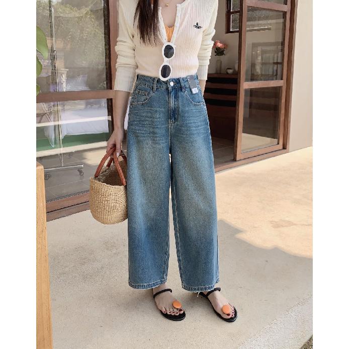New women s cropped jeans 2026, loose wide-leg casual jeans XXL темно-синього кольору
New women s cropped jeans 2026, loose wide-leg casual jeans XXL темно-синього кольору