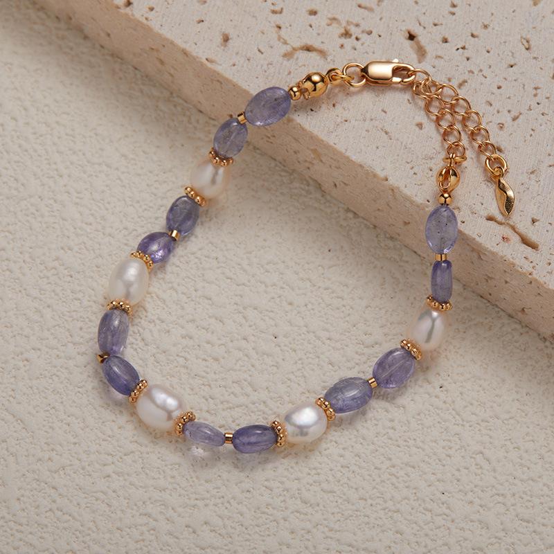 Original Design S925 Sterling Silver Natural Tanzanite Pearl Bracelet Women S Exquisite Trend Handmade Beads
Original Design S925 Sterling Silver Natural Tanzanite Pearl Bracelet Women S Exquisite Trend Handmade Beads