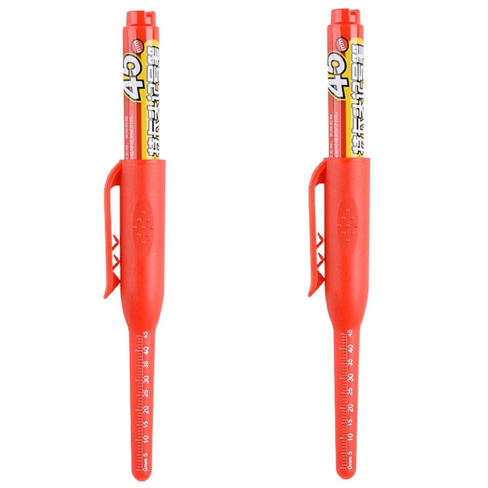 2-8Pcs 45mm Waterproof Long Head Nib Deep Hole Markers Pen Tile Carpenter Pen Multi-purpose for Woodworking Black/Blue/Red Ink
2-8Pcs 45mm Waterproof Long Head Nib Deep Hole Markers Pen Tile Carpenter Pen Multi-purpose for Woodworking Black/Blue/Red Ink