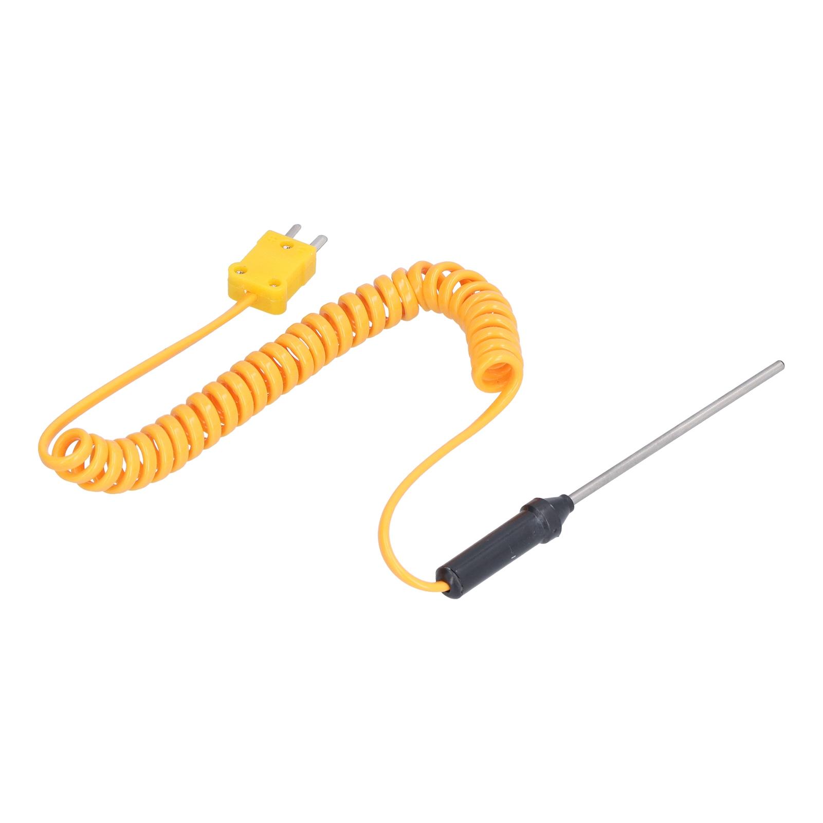 K Type Thermocouple Stainless Steel Probe Hand Held Thermometer Probe Sensor WRN‑02B
K Type Thermocouple Stainless Steel Probe Hand Held Thermometer Probe Sensor WRN‑02B