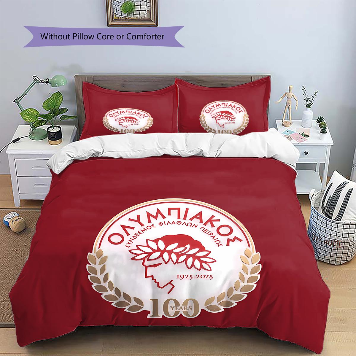 Olympiacos Football Club LogoPattern Bedding,Quilt Set Quilt Cover Pillowcase Home Birthday Gift (1 * duvet cover + 2 * pillowcase, without core) 135x200cm
Olympiacos Football Club LogoPattern Bedding,Quilt Set Quilt Cover Pillowcase Home Birthday Gift (1 * duvet cover + 2 * pillowcase, without core) 135x200cm