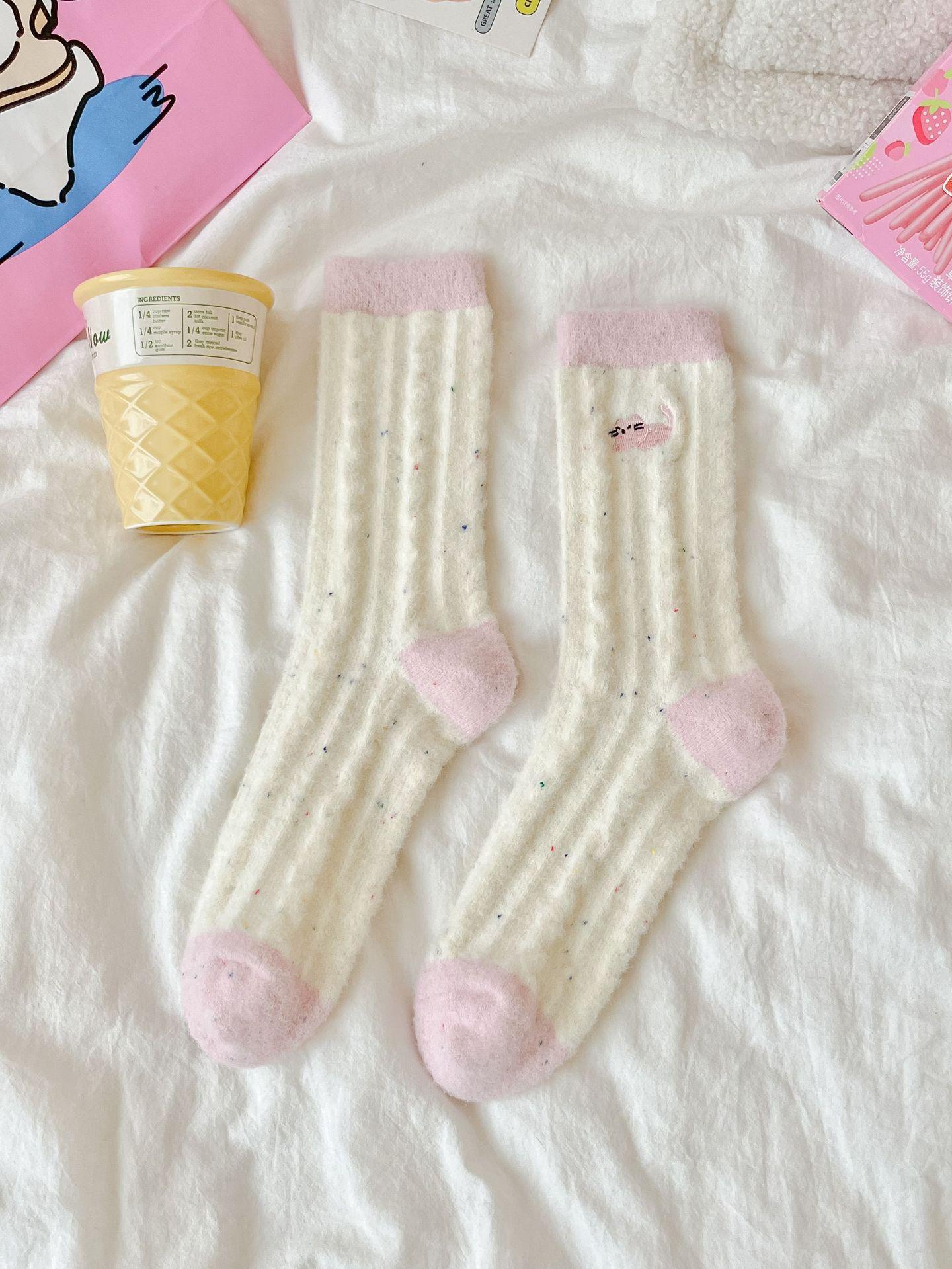 Ji Ao Оксамитовий Ніжно-рожевий Дівчинка Милий Мультяшний Кіт Потовщені Теплі Домашні Шкарпетки-гольфи для сну та післяпологового періоду One size fits all
Ji Ao Оксамитовий Ніжно-рожевий Дівчинка Милий Мультяшний Кіт Потовщені Теплі Домашні Шкарпетки-гольфи для сну та післяпологового періоду One size fits all