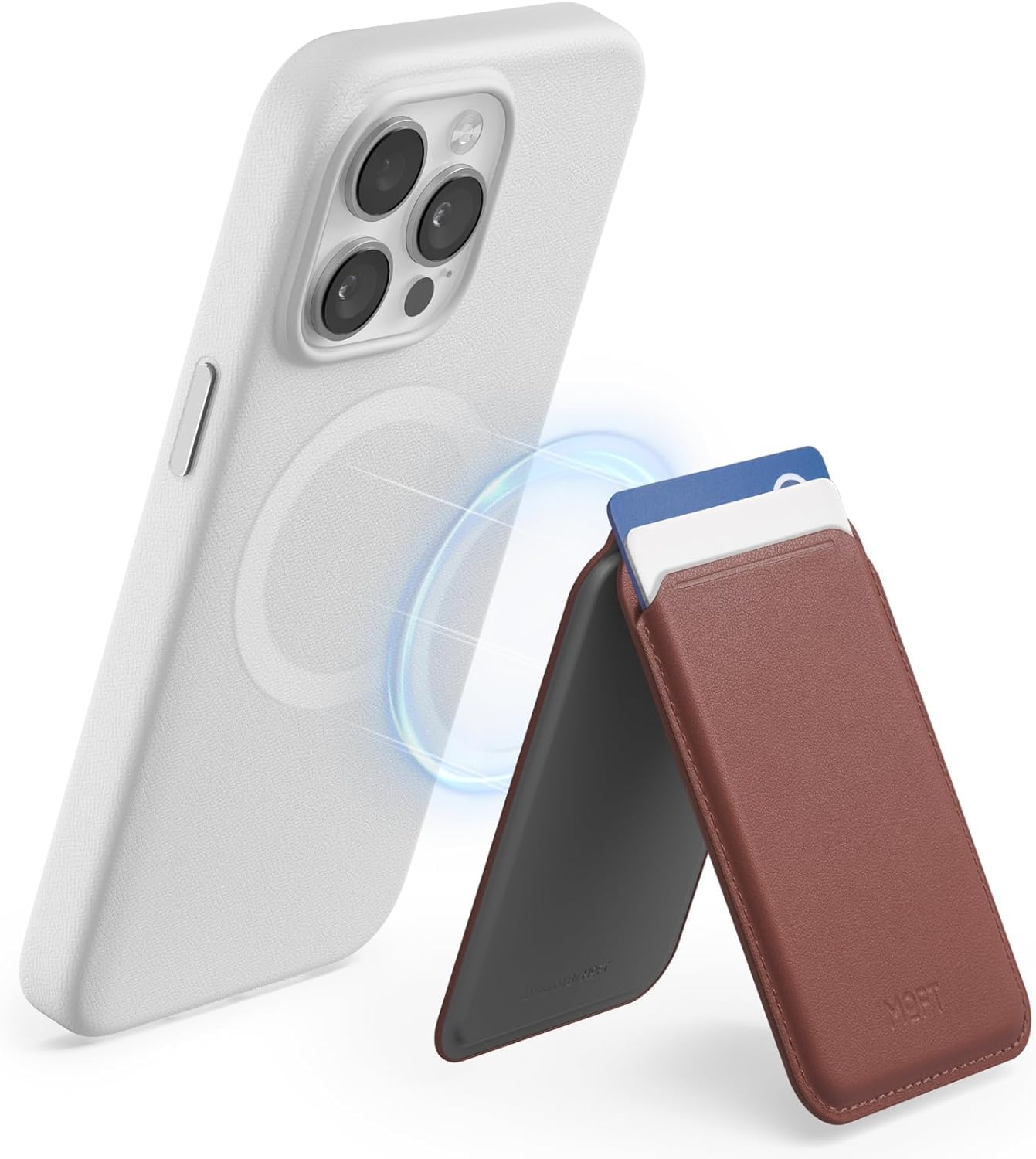 MOFT Flash Wallet Stand Сумісний з Magsafe чохол для карток Захист від електромагнітних перешкод Підставка для смартфона Сумісний із чохлом для карток серії iPhone
MOFT Flash Wallet Stand Сумісний з Magsafe чохол для карток Захист від електромагнітних перешкод Підставка для смартфона Сумісний із чохлом для карток серії iPhone
