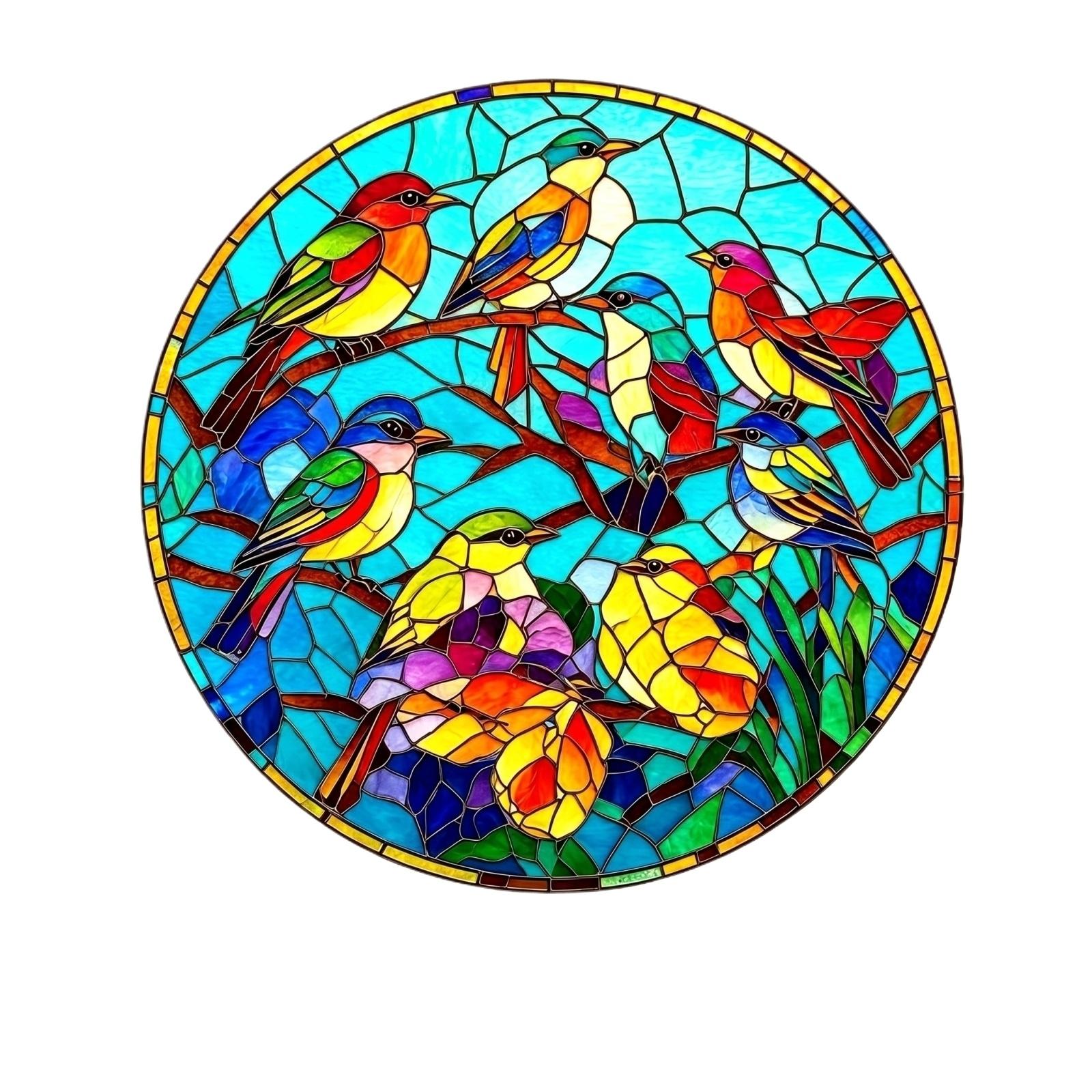 83-piece puzzle sunlight catcher window decoration panel, home decoration birthday gift one size
83-piece puzzle sunlight catcher window decoration panel, home decoration birthday gift one size