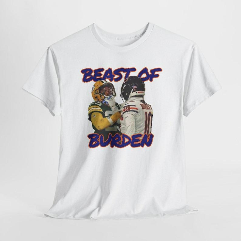 Beast of Burden Football Players Tee Sports Rivalry Chicago Bears Graphic T Shirt for Fans Casual Top 4XL
Beast of Burden Football Players Tee Sports Rivalry Chicago Bears Graphic T Shirt for Fans Casual Top 4XL