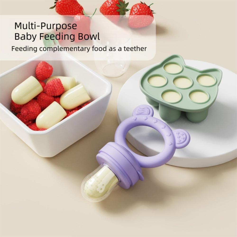 Silicone Baby Teether Toy Set Fruit Vegetable Shape Baby Feeding Tableware for Toddler Newborn Pink-Pacifier
Silicone Baby Teether Toy Set Fruit Vegetable Shape Baby Feeding Tableware for Toddler Newborn Pink-Pacifier