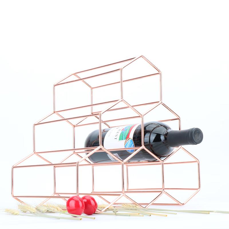 Rose Gold Honeycomb Iron Wine Rack
Rose Gold Honeycomb Iron Wine Rack