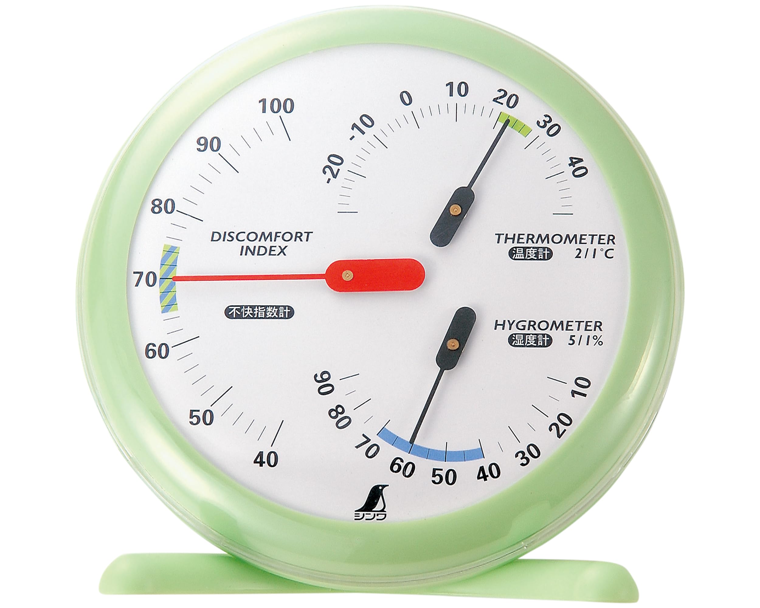 Shinwa Sokutei Temperature, Humidity, and Discomfort Index Meter R-1 15cm 70480
Shinwa Sokutei Temperature, Humidity, and Discomfort Index Meter R-1 15cm 70480