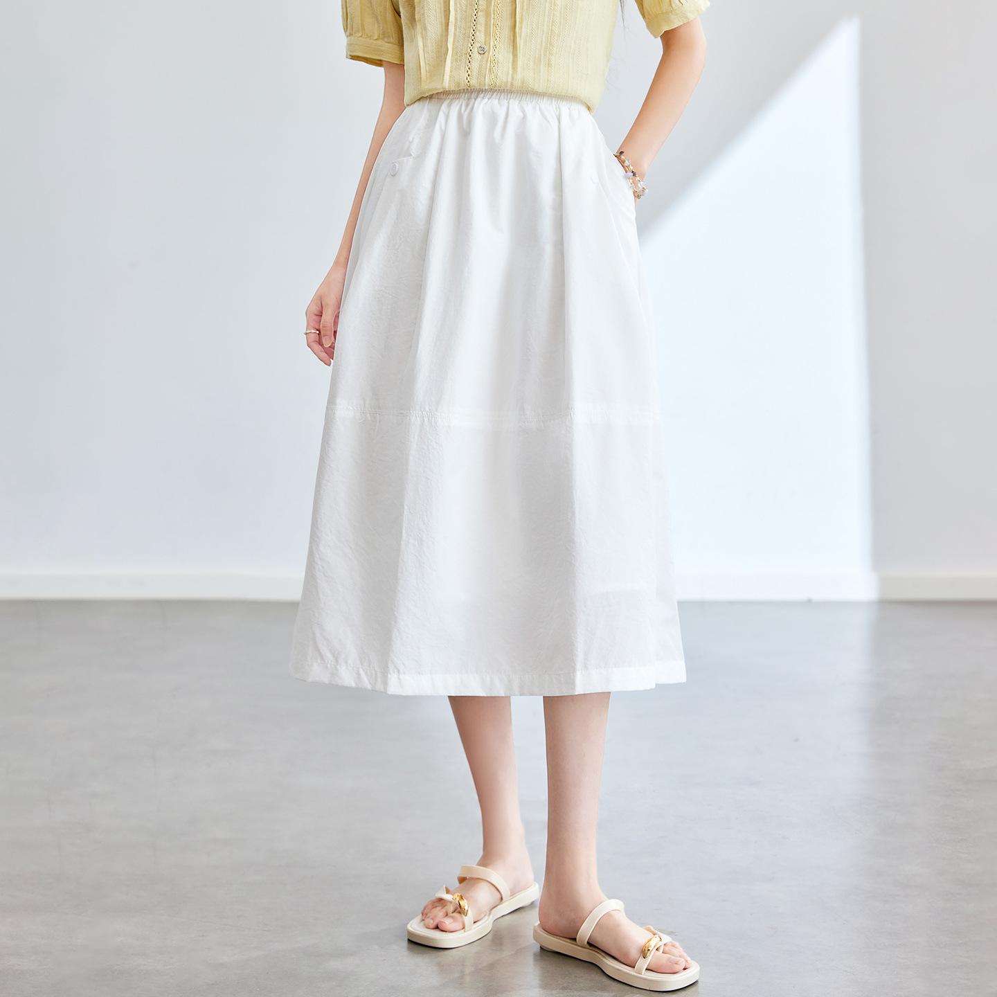 Юбка-палочка для ваты женская летняя с высокой талией и тонкая А-силуэта с большим подолом-зонтиком M белый
Юбка-палочка для ваты женская летняя с высокой талией и тонкая А-силуэта с большим подолом-зонтиком M белый