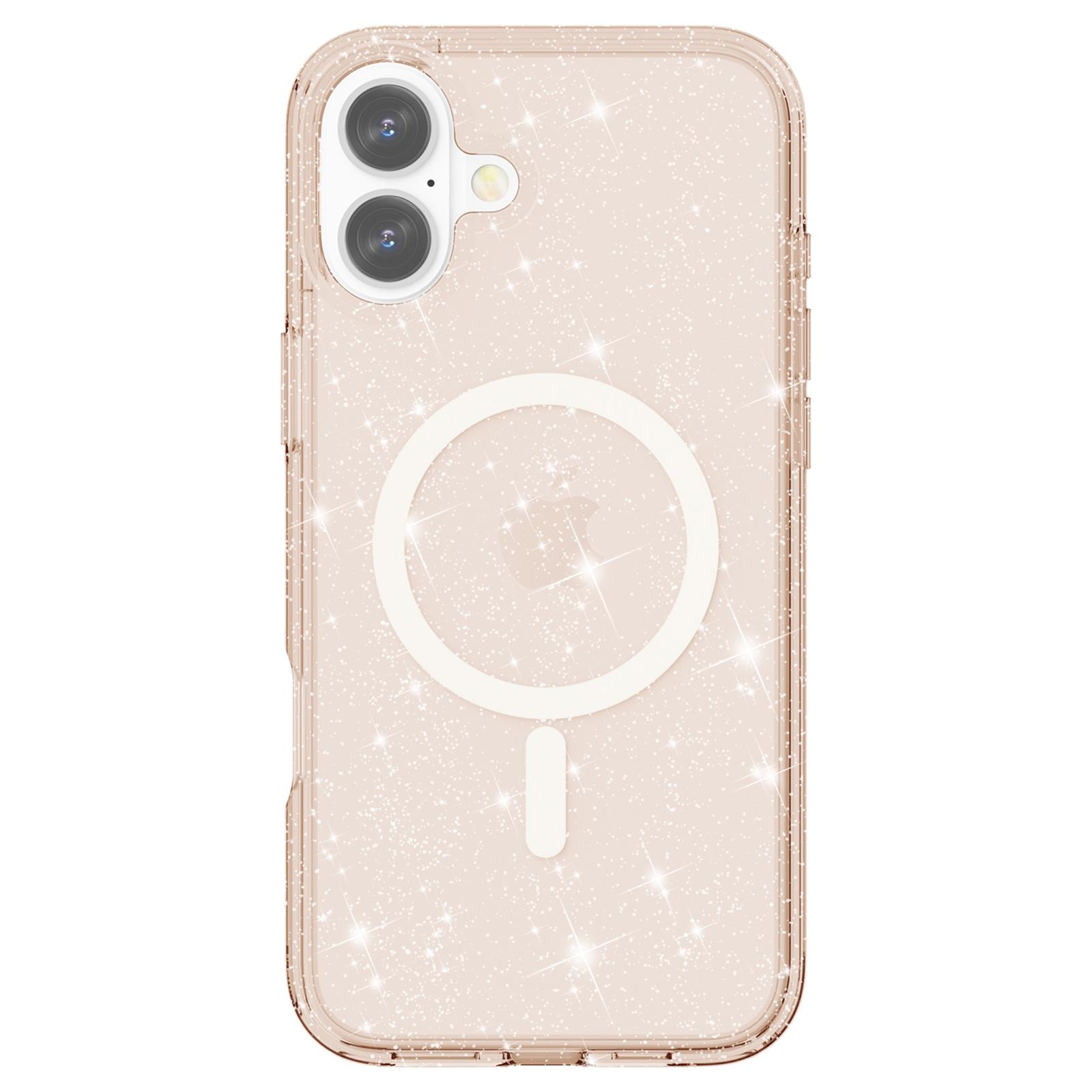 For iPhone 16 Case Compatible with MagSafe Sparkly Glitter PC+TPU Phone Cover
For iPhone 16 Case Compatible with MagSafe Sparkly Glitter PC+TPU Phone Cover
