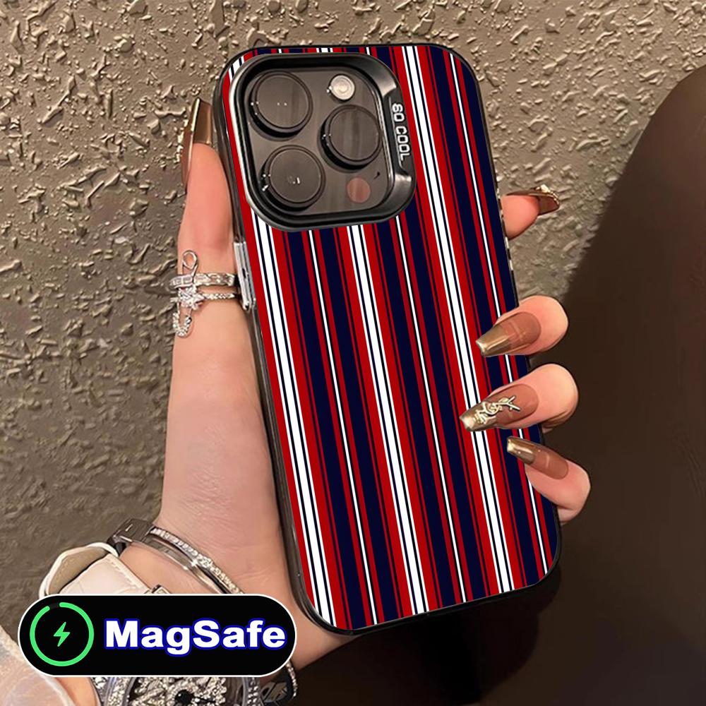 Red Blue Stripe Mobile Phone Case for iPhone 17 16 15 14 13 12 11 Air Pro Max Plus MagSafe Translucent Colorful Cover Pretty iPhone 11
Red Blue Stripe Mobile Phone Case for iPhone 17 16 15 14 13 12 11 Air Pro Max Plus MagSafe Translucent Colorful Cover Pretty iPhone 11