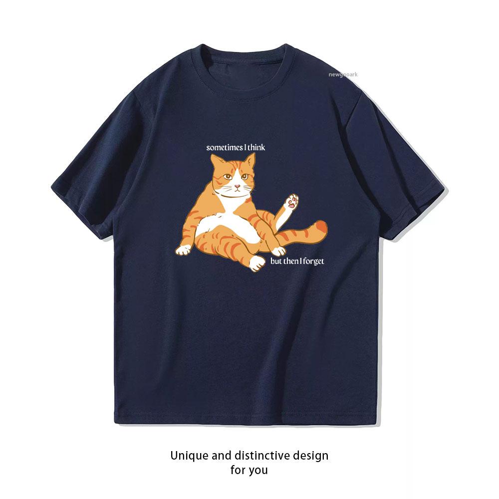 sometimes I think but then I forget Orange Cat Cute TShirt woman man Casual cotton graphic t shirts Creative Classic shirt 4XL
sometimes I think but then I forget Orange Cat Cute TShirt woman man Casual cotton graphic t shirts Creative Classic shirt 4XL