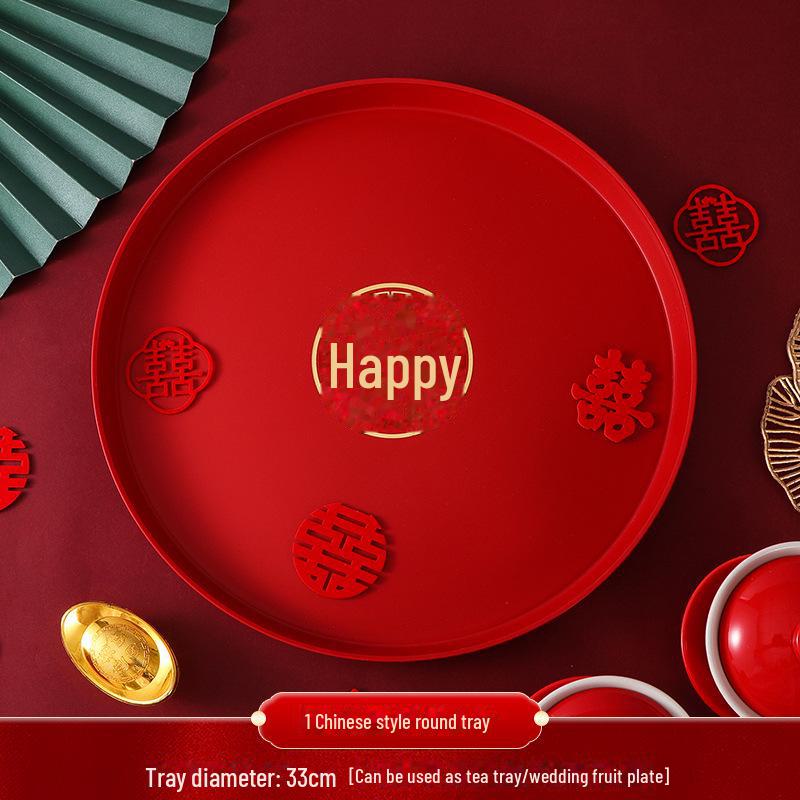 Круглый красный пластиковый поднос для фруктов и конфет для гостиной или журнального столика
Круглый красный пластиковый поднос для фруктов и конфет для гостиной или журнального столика