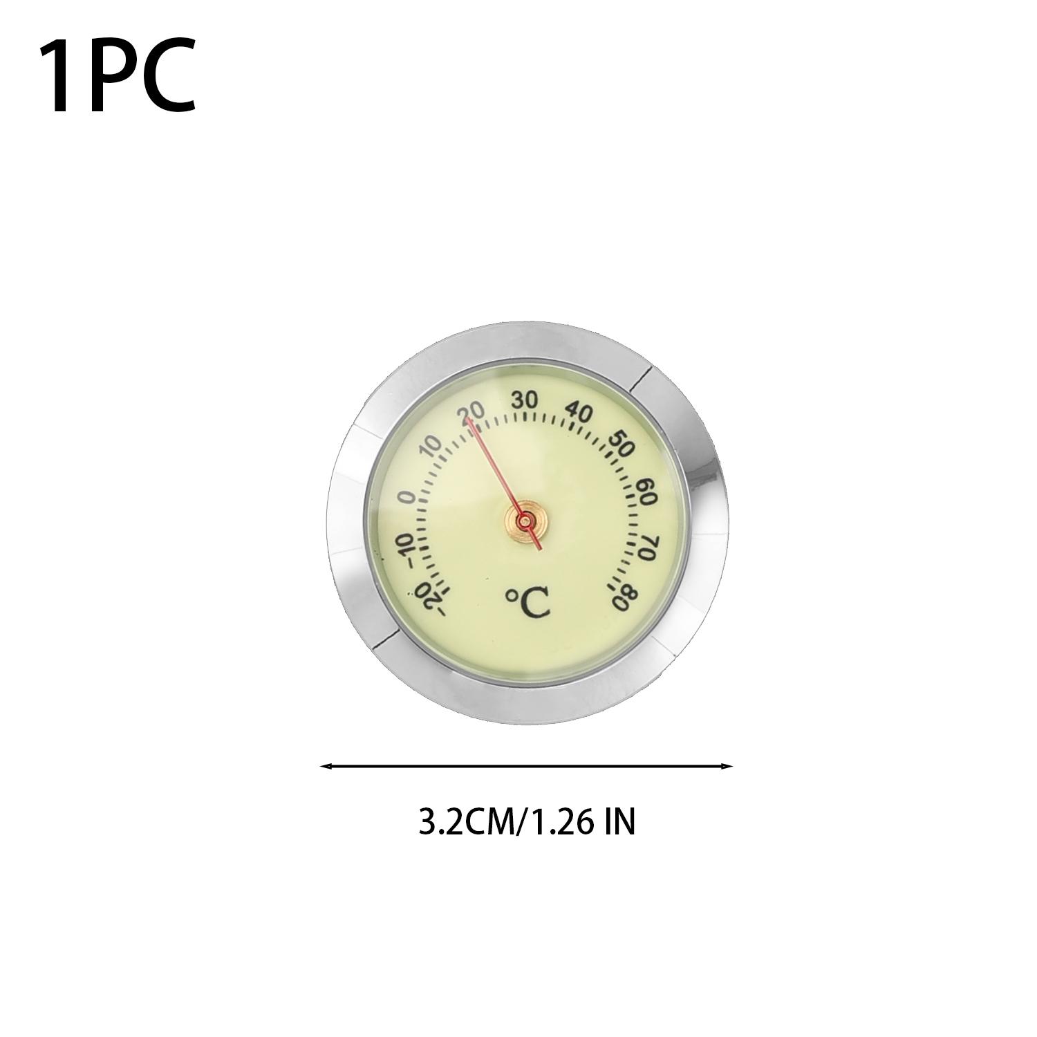 Mini Luminous Thermometer Zinc Alloy Waterproof Dial Thermometer -20°C ~ 80°C Measure Portable Scale Measurement for Office Car
Mini Luminous Thermometer Zinc Alloy Waterproof Dial Thermometer -20°C ~ 80°C Measure Portable Scale Measurement for Office Car