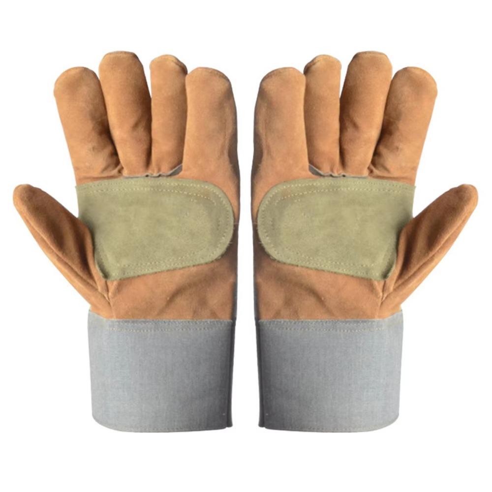 1 Pair Abrasion Resistant Leather Work Gloves Welder Gloves Driving Farm Garden Welding Style 1
1 Pair Abrasion Resistant Leather Work Gloves Welder Gloves Driving Farm Garden Welding Style 1