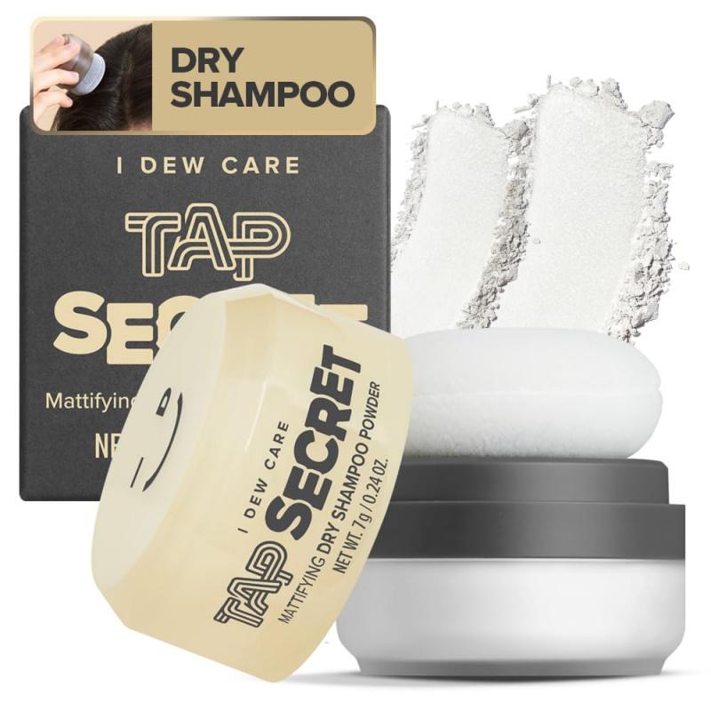 I Dew Care Biotin Clarifying Dry Shampoo - Tap Secret Original 7g | Strengthening & Volumizing, Powder Type, Refillable, Travel Size, Non-Aerosol
I Dew Care Biotin Clarifying Dry Shampoo - Tap Secret Original 7g | Strengthening & Volumizing, Powder Type, Refillable, Travel Size, Non-Aerosol