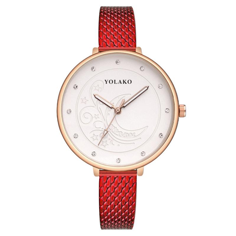 Popular European and American fashion diamond-encrusted printing women s watch women s watch plastic belt quartz watch красный
Popular European and American fashion diamond-encrusted printing women s watch women s watch plastic belt quartz watch красный