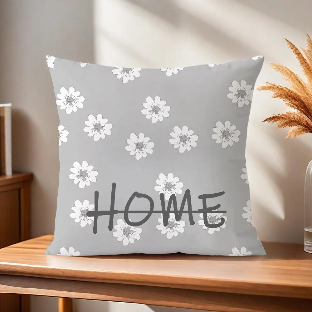 Grey Pillowcases with Home Family Love Motifs Office car sofa bed cushion cover home bedroom decoration 45x45cm-1pcs
Grey Pillowcases with Home Family Love Motifs Office car sofa bed cushion cover home bedroom decoration 45x45cm-1pcs