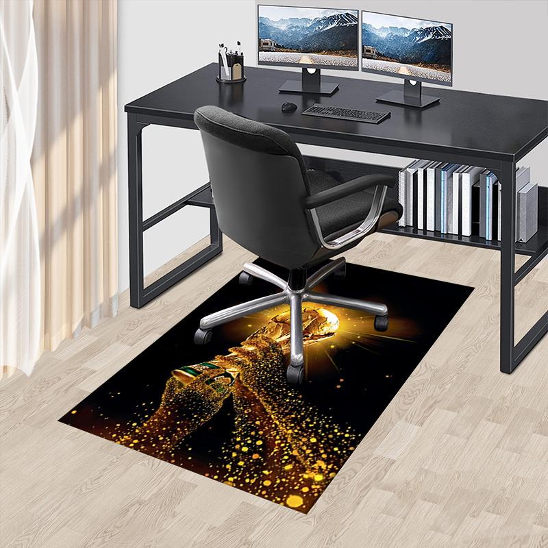 Golden Chair Mat Office Carpet Luxury Desk Protector for Home Decor, Sofa Rug, Large Size Gift Suitable for Bedroom, Living Room, Any Room 60cm by 90cm
Golden Chair Mat Office Carpet Luxury Desk Protector for Home Decor, Sofa Rug, Large Size Gift Suitable for Bedroom, Living Room, Any Room 60cm by 90cm